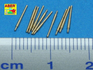Aber 1/700L-27 Set of 10 pcs 203 mm barrels for Japan ships : Atago, Kumano, Myoko etc. 1/700 – image 2
