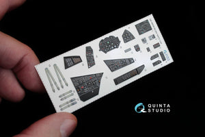 Quinta Studio QD48036 Mi-24V NATO (black panels) 3D-Printed &amp;amp; coloured Interior on decal paper (for Zvezda kit) 1/48 – Bild 3