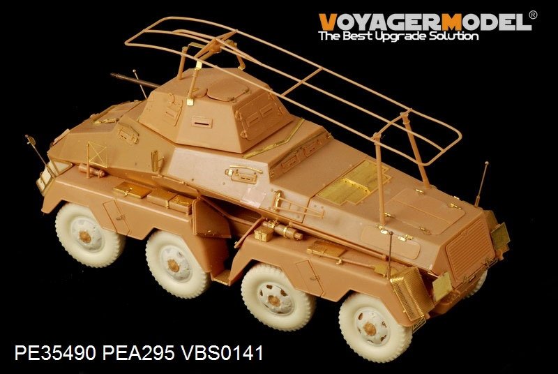 Voyager Model PE35490 WWII German Sd.Kfz.232 8 ROD early version for AFV 35232 1/35 – imagen 4