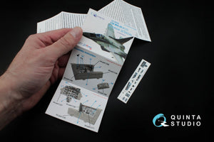 Quinta Studio QD48008 MiG-29 (9-12) 3D-Printed &amp;amp; coloured Interior on decal paper (for GWH kits) 1/48 – Bild 9