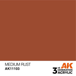 AK Interactive AK11103 ROUILLE MOYENNE – STANDARD 17 ml
