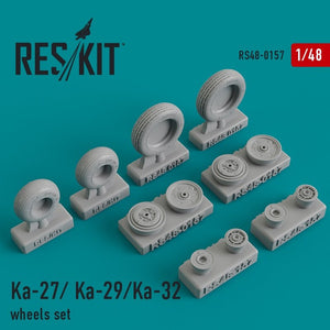 RESKIT RS48-0157 Ka-27/Ka- 29/Ka-32 wheels set 1/48
