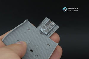 Intérieur imprimé en 3D et coloré pour UH-1B (Trumpeter) de Quinta Studio QDS-35158 (petite version) à l&amp;#39;échelle 1/35 – image 3