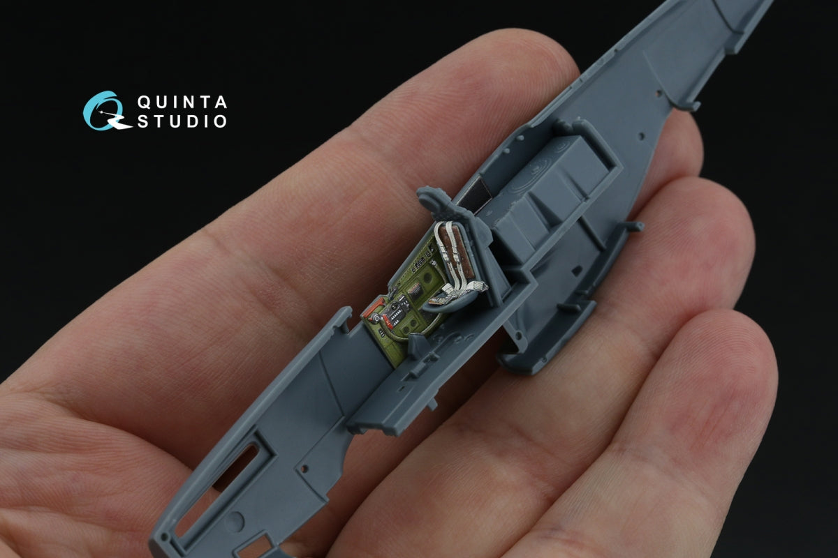 Quinta Studio QD72181 P-51D Mustang Early 3D-Printed &amp;amp; coloured Interior on decal paper (Eduard) 1/72 – imagen 11