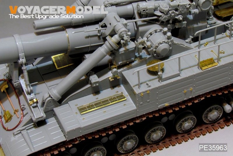 Voyager Model PE35963 Modern Soviet 2A3 Kondensator 2P 406mm S.P.H Upgrade set For TRUMPETER 09529 1/35 – imagen 18