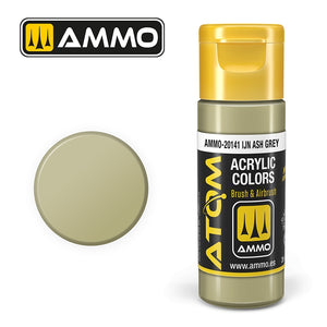 AMMO of Mig Jimenez 20141 ATOM COLOR IJN Ash Grey 20ml