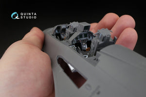 Quinta Studio QD32023 F-16D 3D-Printed &amp;amp; coloured Interior on decal paper (for Academy kit) 1/32 – imagen 7