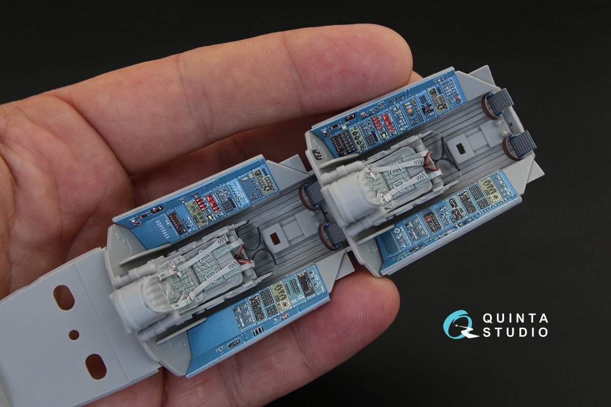 Quinta Studio QD32041 Su-30MKK 3D-Printed &amp;amp; coloured Interior on decal paper (for Trumpeter kit) 1/32 – Bild 9