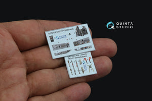 Quinta Studio QD72109 MiG-21PFM Gray panels 3D-Printed &amp;amp; coloured Interior on decal paper (Eduard) 1/72 – imagen 4