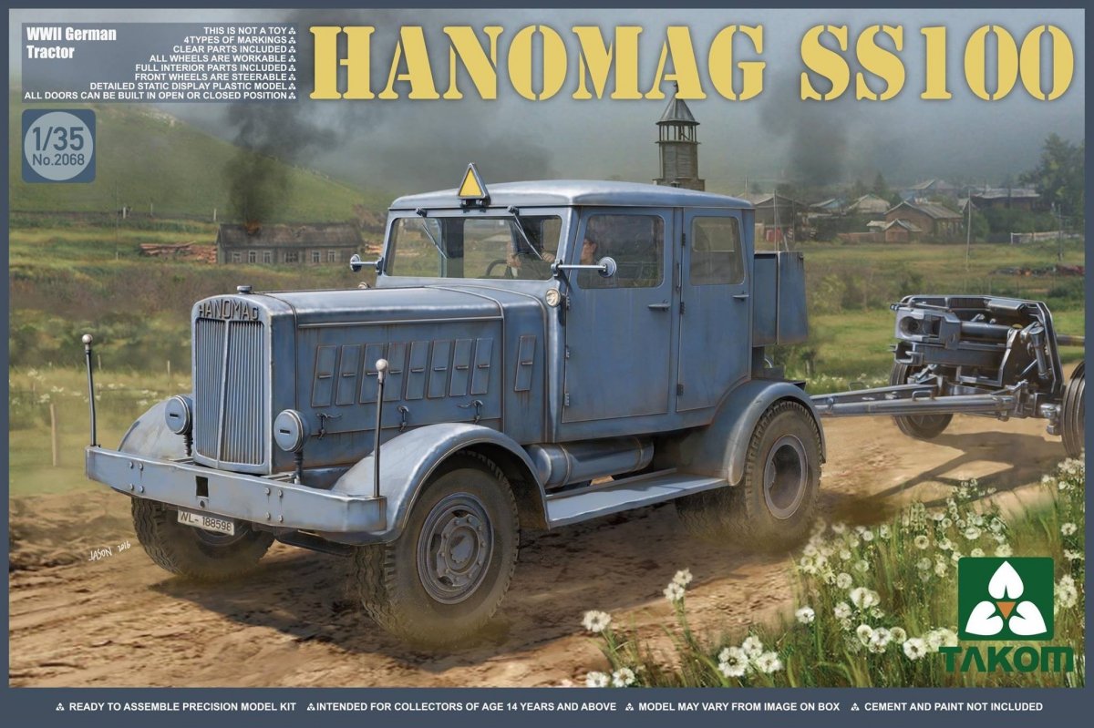 Takom 2068 Hanomag SS100 Tracteur allemand de la Seconde Guerre mondiale 1/35