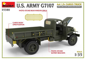 MiniArt 35380 U.S. ARMY G7107 4X4 1,5t CARGO TRUCK 1/35 – imagen 11
