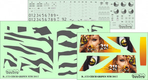 ModelMaker Decals D48172 Czech Gripen NTM 2017 1/48 – immagine 2