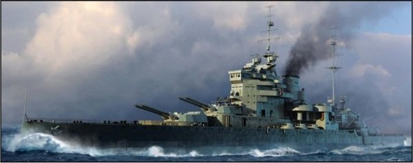 Trumpeter 05796 HMS Valiant (version 1939) 1/700 – image 3