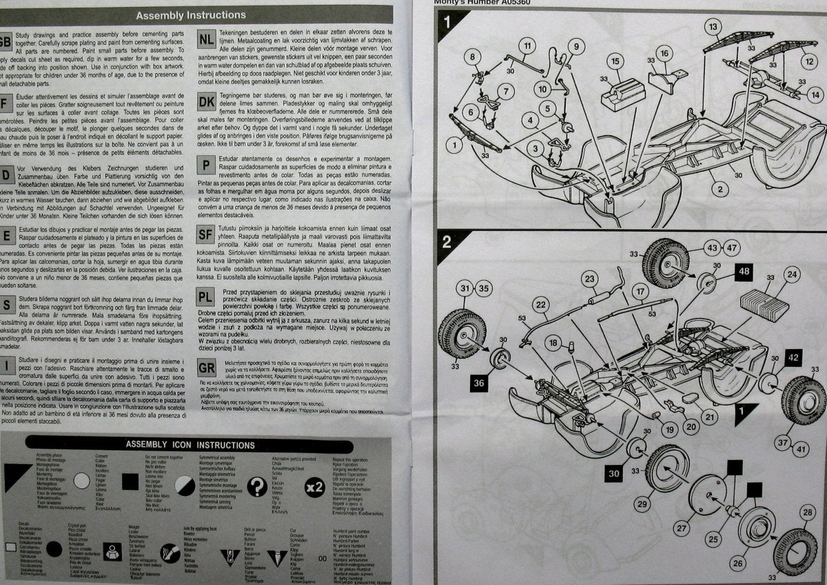 Airfix 05360 Monty&amp;#39;s Humber Snipe Staff Car 1/32 – Bild 7