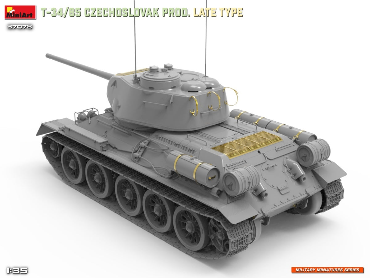 MiniArt 37078 T-34/85 Czechoslovak Prod. Late Type 1/35 – imagen 4