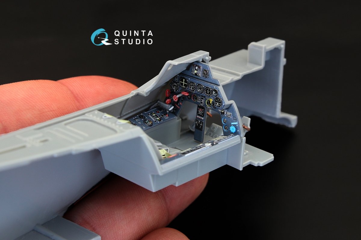 Quinta Studio QD32055 FW 190A-5 3D-Printed &amp;amp; coloured Interior on decal paper (for Hasegawa kit) 1/32 – Bild 5