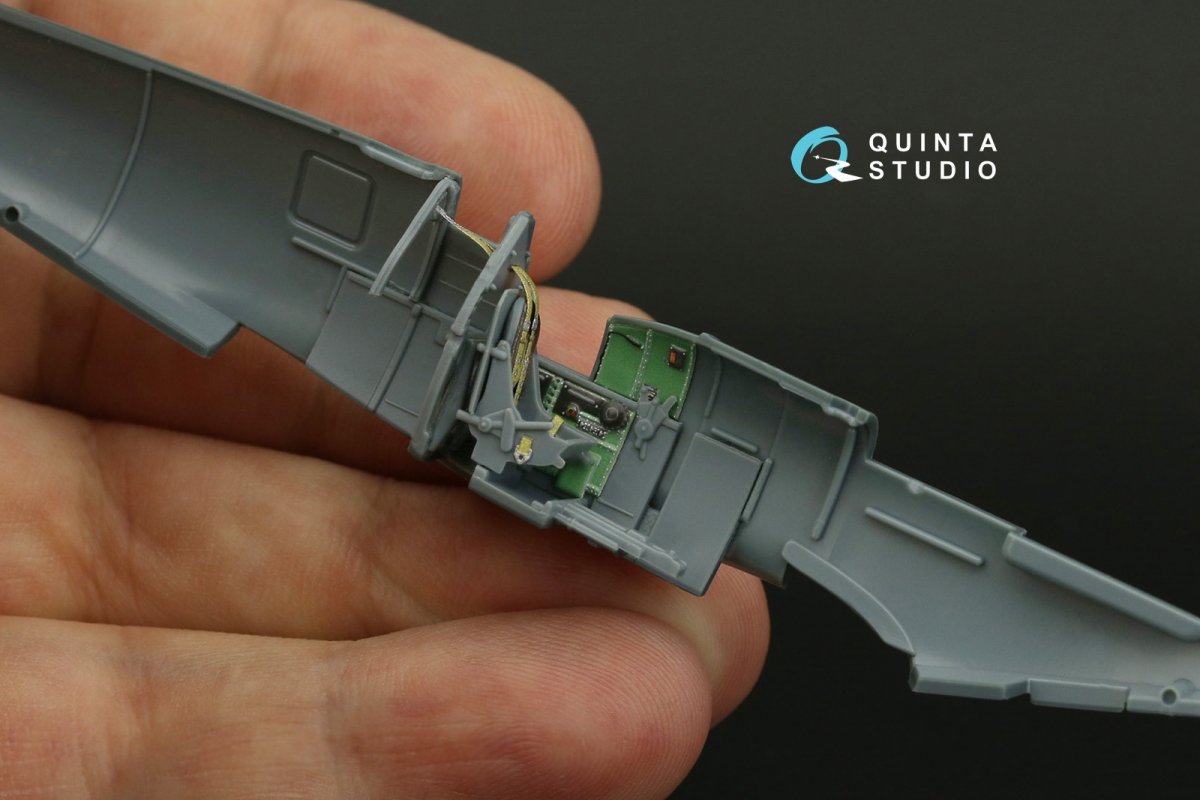 Quinta Studio QD72042 Spitfire Mk.IX 3D-Printed &amp;amp; coloured Interior on decal paper (Eduard) 1/72 – zdjęcie 11