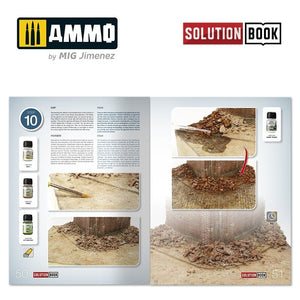 AMMO of Mig Jimenez 6510 How to Paint Brick Buildings. Colors &amp;amp; Weathering System Solution Book (Multilingual) – image 6
