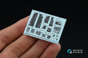 Quinta Studio QDS-48448 F-4G early 3D-Printed &amp;amp; coloured Interior on decal paper (Zoukei Mura SWS) (Small version) 1/48 – imagen 7