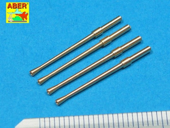 Aber A32014 Set of 4 barrels for Japanese 20 mm Type 99 aircraft machine cannons 1/32 – imagen 2