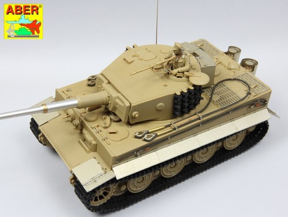 Aber 35K20 Pz.Kpfw. VI Ausf.E (Sd.Kfz.181) Tiger I – Late version 1/35 – imagen 9