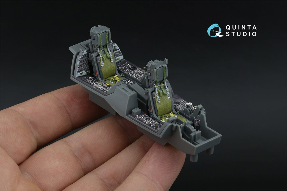 Quinta Studio QD48593 F-14D Super Tomcat 3D-Printed &amp;amp; coloured Interior on decal paper (GWH) 1/48 – Bild 6