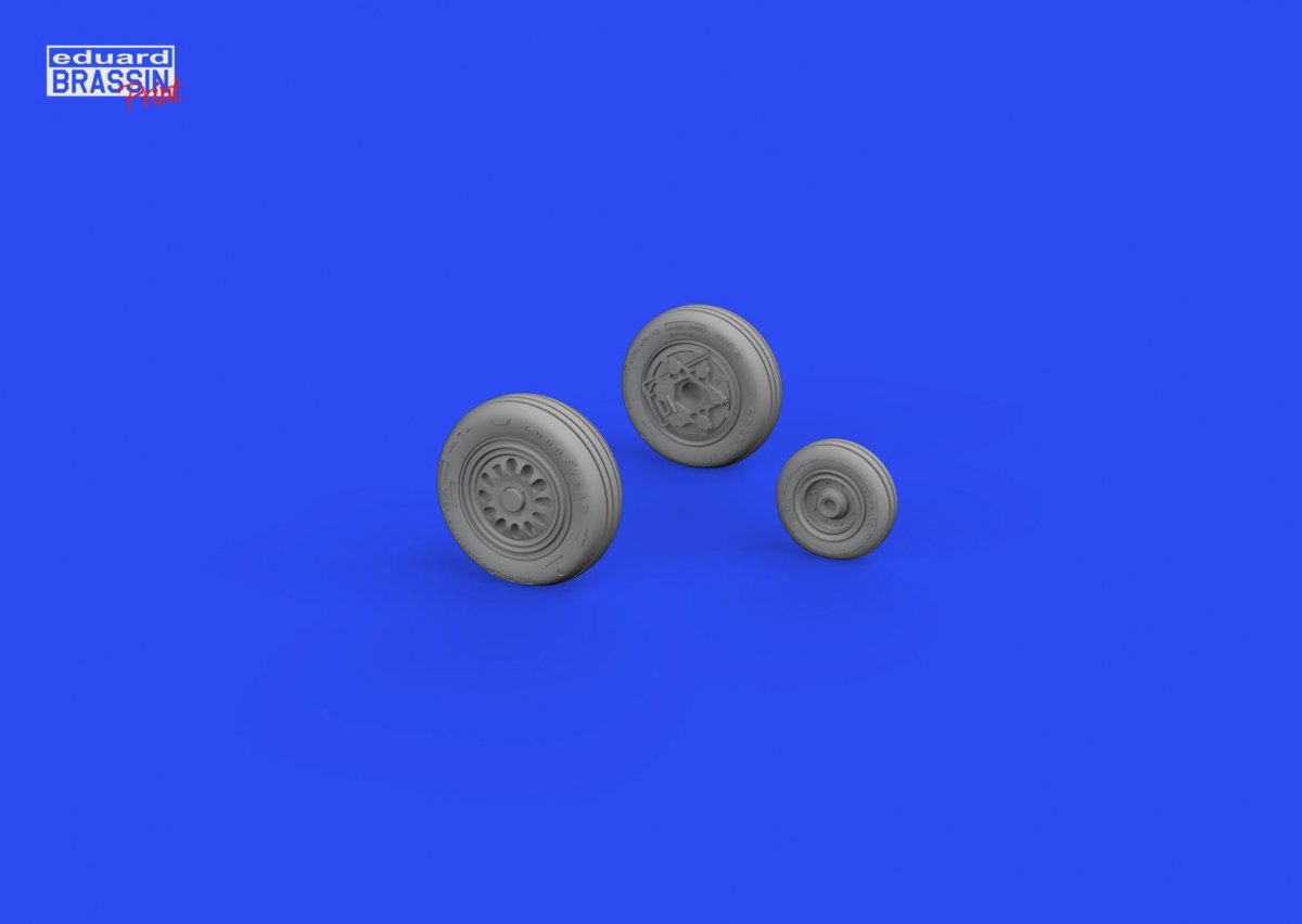 Eduard 648708 F-16 wheels late TAMIYA 1/48 – Bild 2