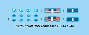 Trumpeter 05782 USS Tennessee BB-43 1944 1/700 – Bild 9