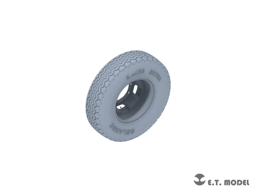 E.T. Model P35-109 WWII German Sd.Kfz.234 Spare Wheel 1/35 – imagen 3