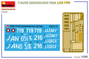 MiniArt 37078 T-34/85 Czechoslovak Prod. Late Type 1/35 – imagen 2