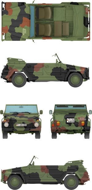 Das Werk DW35044 Kurierwagen Typ 181 Standard Version 1/35 – image 7