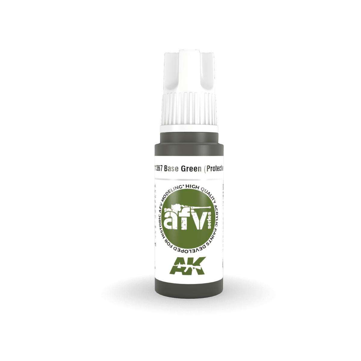 AK Interactive AK11367 Base Green (Protective) 17ml – imagen 2