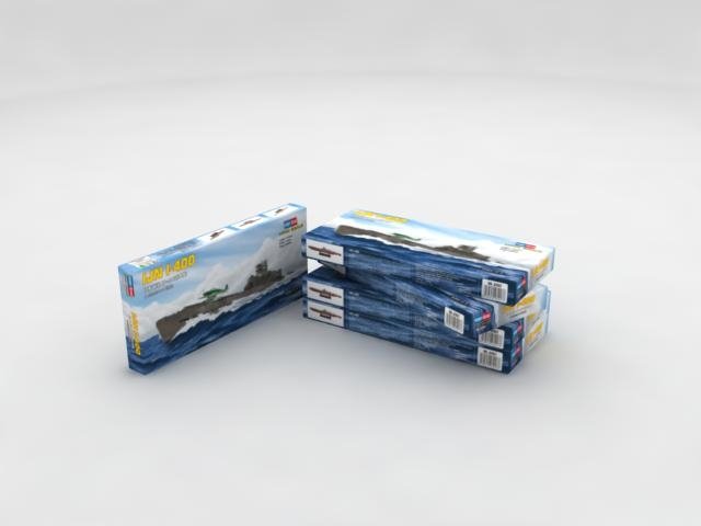 Hobby Boss 87017 Japanese Navy Italy -400 Submarine 1/700 – immagine 3
