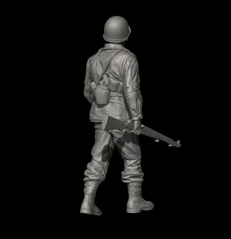 Panzer Art FI35-093 US Soldier in M43 uniform No.1 1/35 – Bild 4