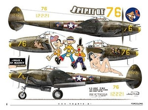 Kagero 15040 Pacific Lightnings Part I (kalkomania) PL/EN – imagen 3