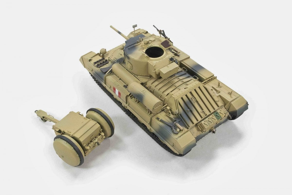 AFV Club 35201 Valentine Mk.III w/Rotatrailer 1/35 – imagen 3
