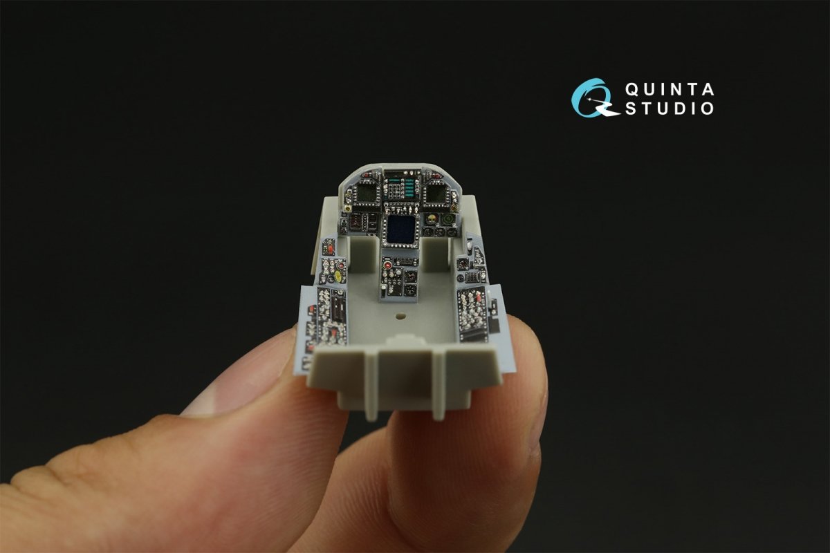 Quinta Studio QDS-48279 F/A-18C early 3D-Printed &amp;amp; coloured Interior on decal paper (HobbyBoss)(Small version) 1/48 – imagen 9