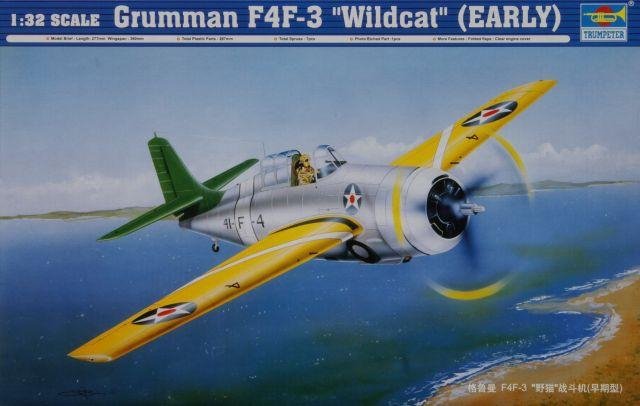 Trumpeter 02255 F4F-3 Wildcat early 1/32