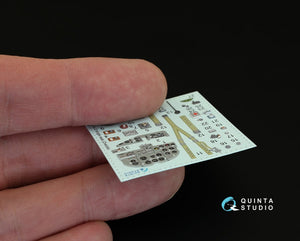 Quinta Studio QD48072 Il-2 Single seat 3D-Printed &amp;amp; coloured Interior on decal paper (for kit) 1/48 – zdjęcie 3