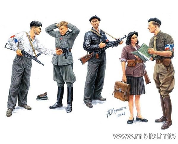 Master Box 3551 Maquis, French Resistance 1/35 – imagen 2