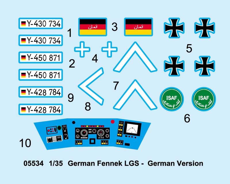 Trumpeter 05534 German Fennek LGS GERMAN version 1/35 – zdjęcie 3
