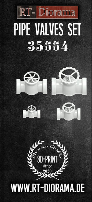 RT-Diorama 35664 Pipe Valves Set 1/35 – image 3