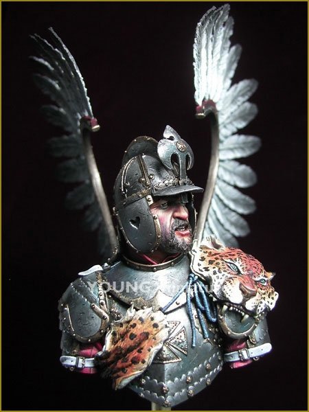 Young Miniatures YH1831 Polish Winged Hussar 17th Centry 1/10 – imagen 2