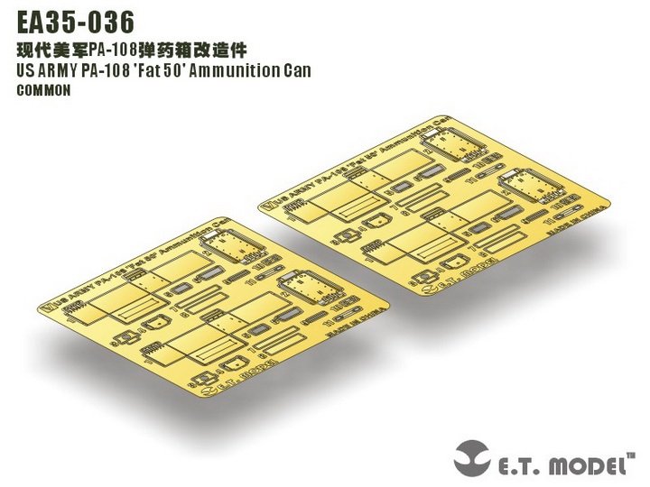 E.T. Model EA35-036 US ARMY PA-108 &amp;#39;Fat 50&amp;#39; Ammunition Can 1/35 – Bild 5