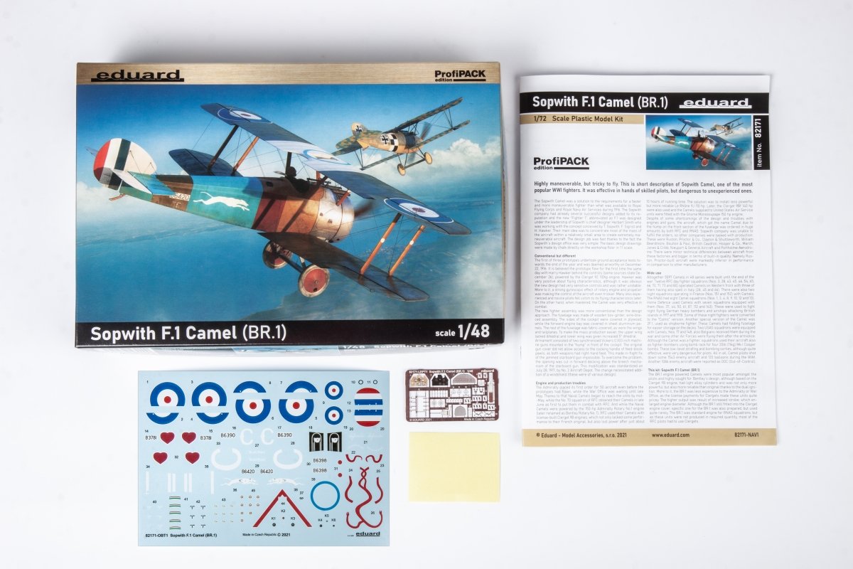Eduard 82171 Sopwith F.1 Camel (BR.1) 1/48 – immagine 3