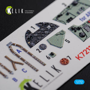 KELIK K72115 Sea Hurricane Mk I interior 3D decals for Arma Hobby kit 1/72 – imagen 8