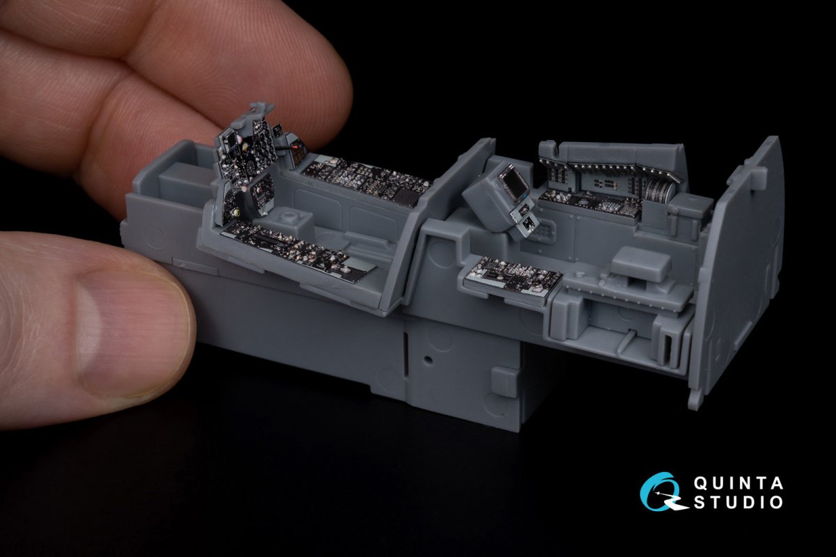 Quinta Studio QDS-48245 F-4EJ Kai 3D-Printed &amp;amp; coloured Interior on decal paper (ZM SWS) (Small version) 1/48 – immagine 9
