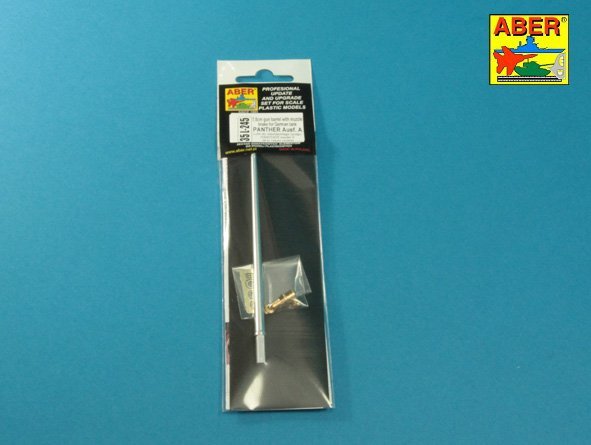 Aber 35L-245 7,5 cm barrel with muzzle brake for Panther Ausf.A 1/35 – imagen 9