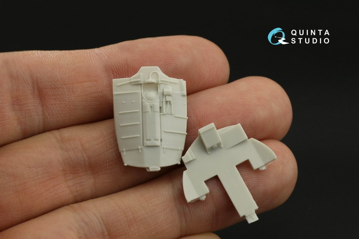 Quinta Studio QD48214 F-15C PAD-upgraded 3D-Printed &amp;amp; coloured Interior on decal paper with resin parts (GWH) 1/48 – imagen 13
