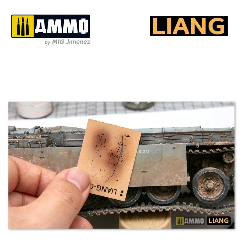 Liang 0001 Weathering Airbursh Stencils – image 3